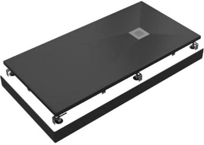 Душевой поддон из искусственного камня Good Door Essentia 120x80 ЛП00060 Черный