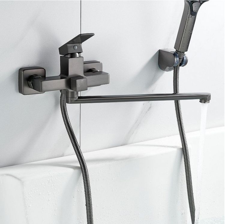 Смеситель для ванны Shevanik S9622T универсальный цвет Оружейная сталь Смеситель для ванны Shevanik S9622T универсальный цвет Оружейная сталь