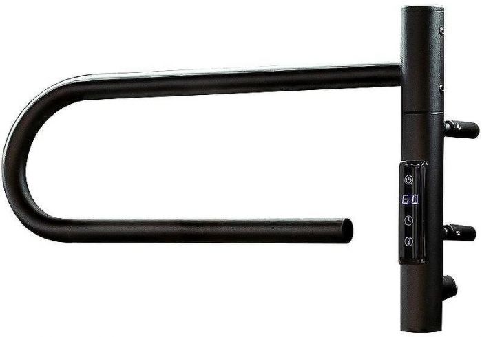 Электрический полотенцесушитель Vincea 39х25 VTD-1P1BE Черный матовый