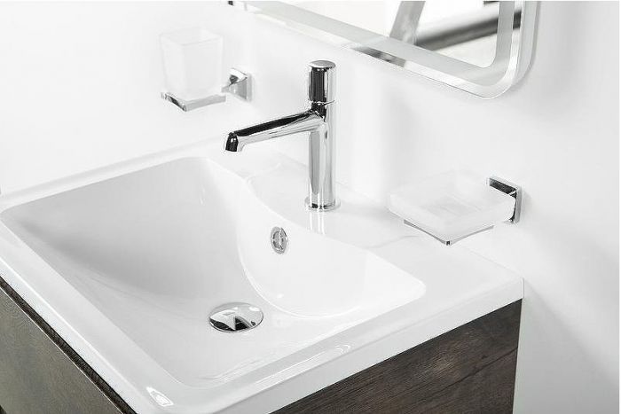 Тумба под раковину BelBagno 70 ALBANO-700-2C-SO-RNG подвесная Rovere Nature Grigio