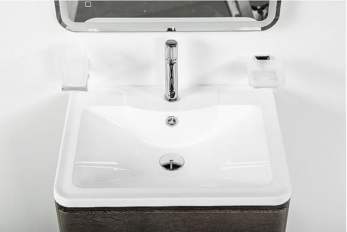 Тумба под раковину BelBagno 70 ALBANO-700-2C-SO-RNG подвесная Rovere Nature Grigio