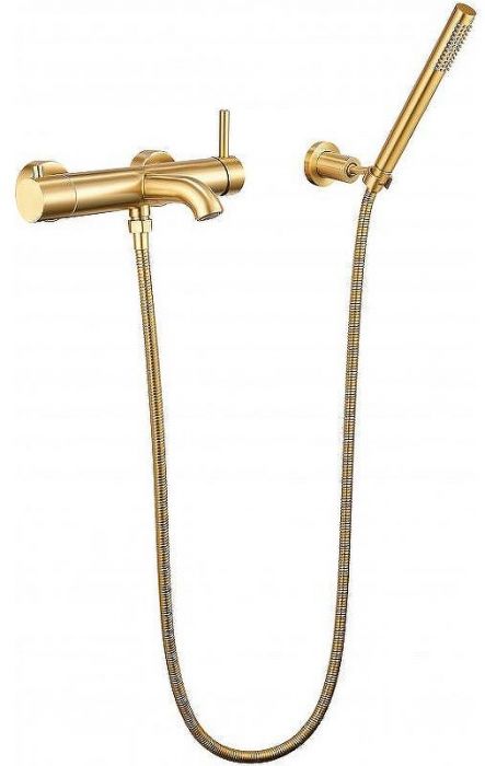 Смеситель для душа Milacio Ultra MCU.350.GD Брашированное золото