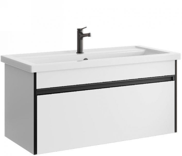 Тумба под раковину Aqwella Urban 100 URB0110W подвесная Белая Тумба под раковину Aqwella Urban 100 URB0110W подвесная Белая