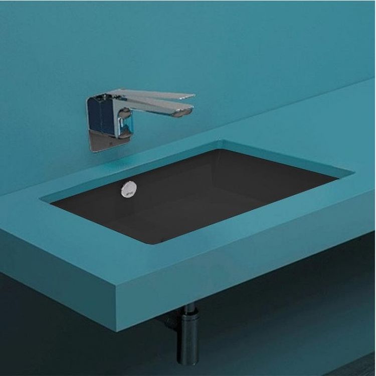 Раковина Simas Top E Lavabi D Arredo 60 S60 nero matt Черная матовая