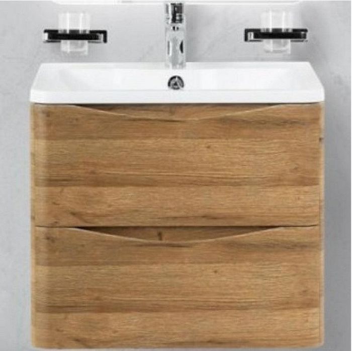 Тумба под раковину BelBagno ACQUA-600-2C-SO-RR подвесная Rovere Rustico