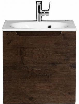 Тумба под раковину BelBagno Etna 50 L ETNA-500-1A-SO-RW-P-L подвесная Rovere Moro