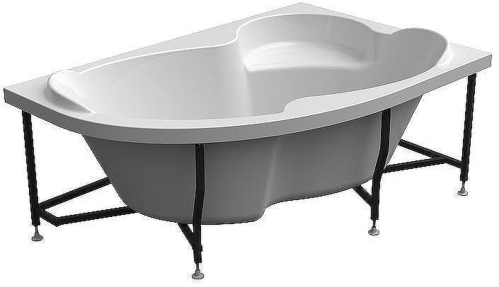 Акриловая ванна Radomir Vannesa Ирма 160х105 R 2-75-2-2-9-229 с гидромассажем Классик Хром