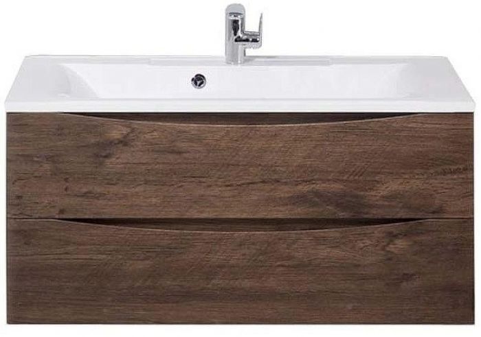 Тумба под раковину BelBagno Marino 100 MARINO-1000-2C-SO-RW-P подвесная Rovere Moro