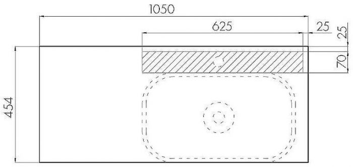 Тумба под раковину Aquaton Терра 105 1A246901TEKA0 подвесная Дуб кантри Антрацит