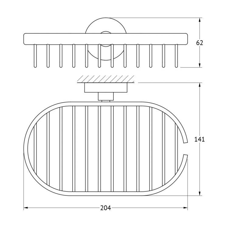 Полочка-решетка 21 см HAR 018 Полочка-решетка 21 см HAR 018