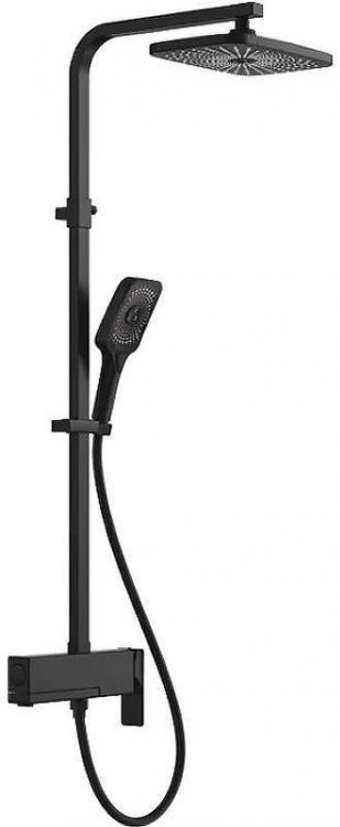 Душевая система Rose R10H R1036H Черная матовая
