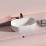 Раковина накладная овальной формы CERAMICANOVA Twist цвет белый, CN12001