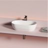 Раковина накладная овальной формы CERAMICANOVA Twist цвет белый, CN12001