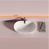 Раковина накладная овальной формы CERAMICANOVA Twist цвет белый, CN12001