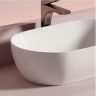 Раковина накладная овальной формы CERAMICANOVA Twist цвет белый, CN12001