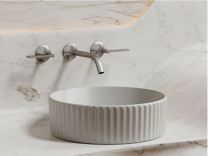 Умывальник CERAMICANOVA Element чаша накладная круглая 360 мм (цвет Серый Матовый) CN6057MSG Умывальник CERAMICANOVA Element чаша накладная круглая 360 мм (цвет Серый Матовый) CN6057MSG