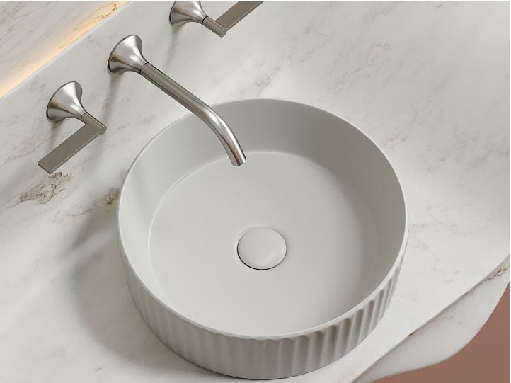 Умывальник CERAMICANOVA Element чаша накладная круглая 360 мм (цвет Серый Матовый) CN6057MSG Умывальник CERAMICANOVA Element чаша накладная круглая 360 мм (цвет Серый Матовый) CN6057MSG