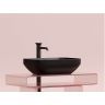 Умывальник CERAMICANOVA Element чаша накладная прямоугольная (цвет Чёрный Матовый) CN6055MB