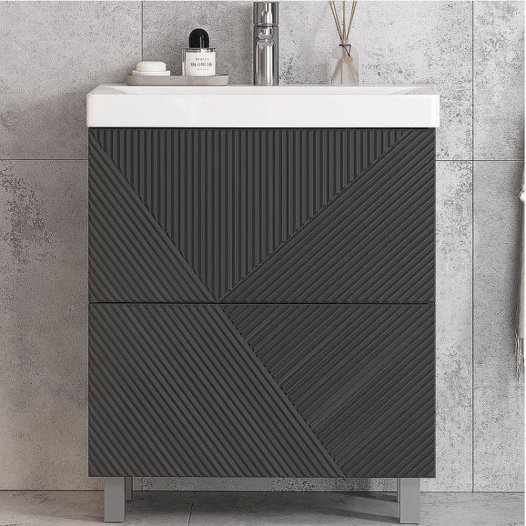 Тумба под раковину Velvex Edge 70 tn.EDG.9696.70.2Y Графит