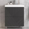 Тумба под раковину Velvex Edge 70 tn.EDG.9696.70.2Y Графит