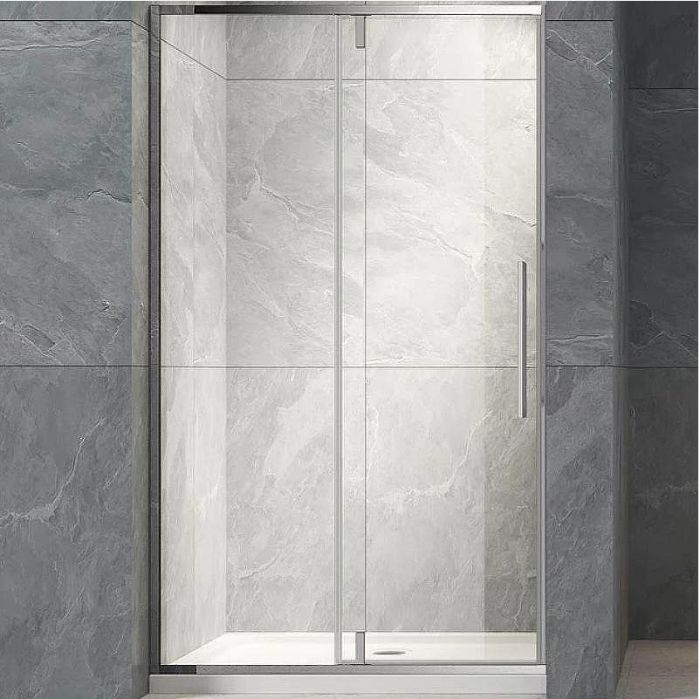 Душевая дверь Veconi Vianno VN-34 100 VN34-100-01-C7 профиль Хром стекло прозрачное