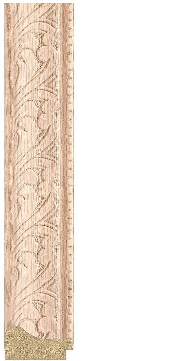 Зеркало Evoform Octagon 50х70 BY 7034 в багетной раме - Беленый дуб 57