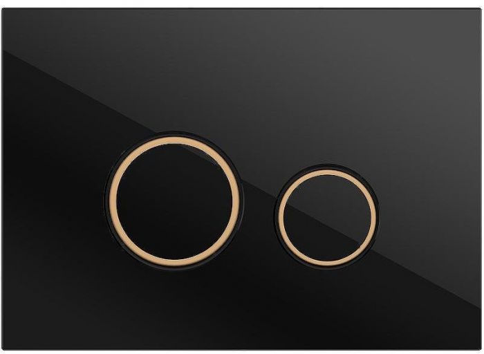 Клавиша смыва Cersanit Twins 64117 Черная