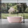 Ванна из искусственного камня Abber Frankfurt 170x75 AM9941MP Розовая матовая без гидромассажа