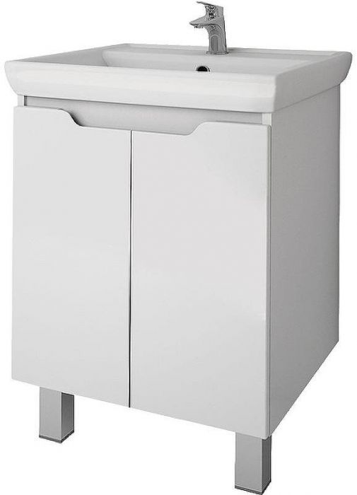 Тумба под раковину Dreja Q Plus (D) 55 99.1008 подвесная напольная Белый