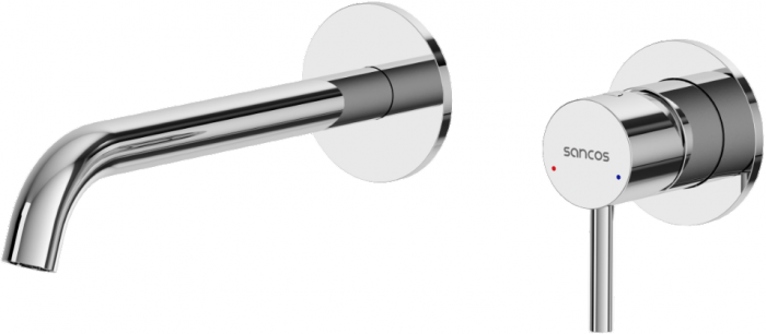 Смеситель для раковины SANCOS Etna с внутренней частью, хром, SC9004CH