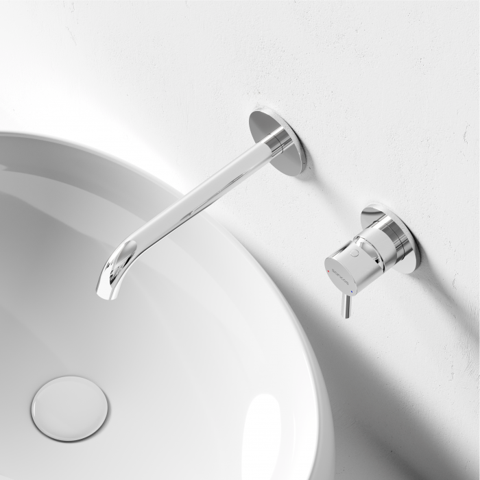 Смеситель для раковины SANCOS Etna с внутренней частью, хром, SC9004CH