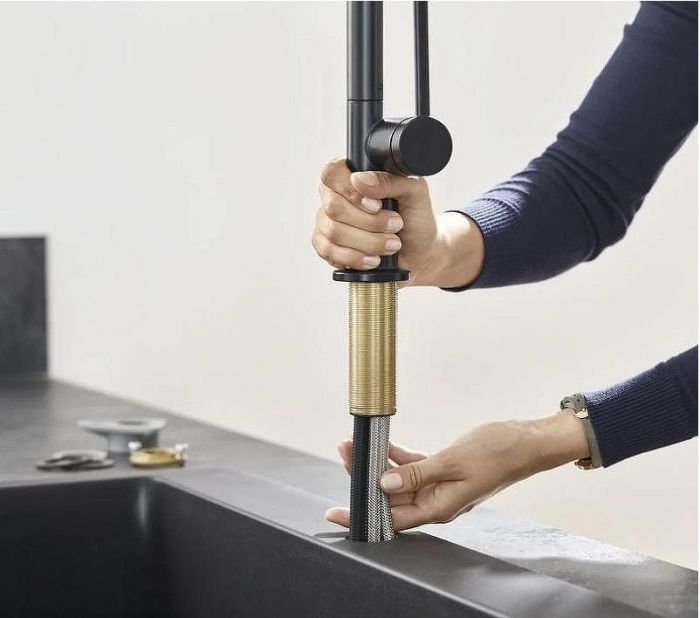 Смеситель для кухни Hansgrohe Talis M54 72804670 Черный матовый