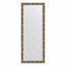 Зеркало EVOFORM  EXCLUSIVE-G FLOOR BY 6307 78x198 серебрянный бамбук 73 мм пристенное напольное с гравировкой в багетной раме