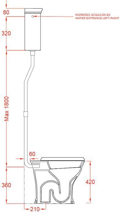 Механизм слива ARTCERAM Hermitage HEA006 71
