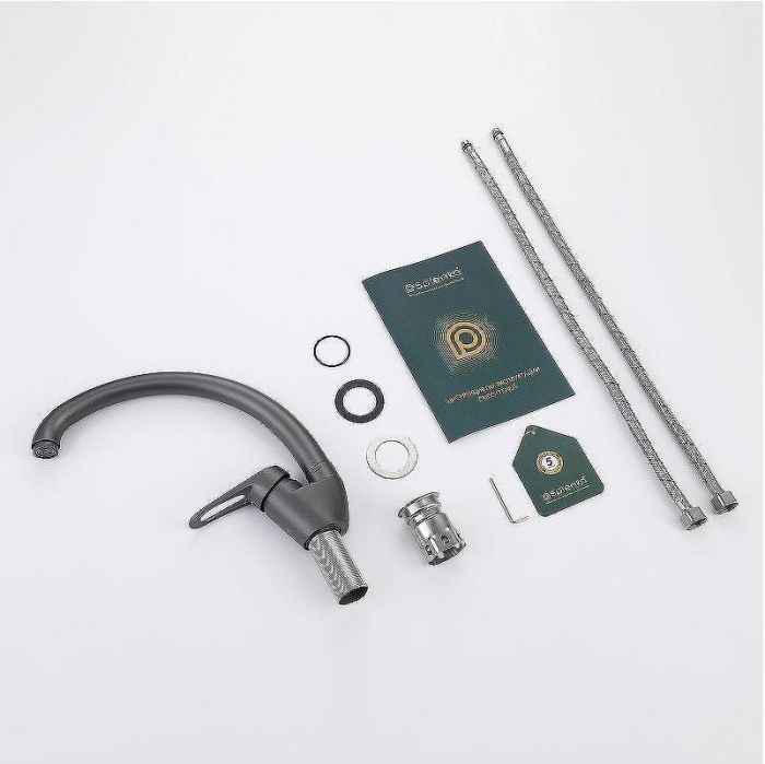 Смеситель для кухни Splenka S202.41.07 Серый матовый