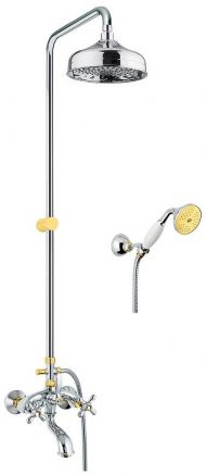 Душевая система Fiore Margot Sky 01CO0615 цвет Хром Золото