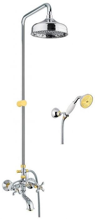 Душевая система Fiore Margot Sky 01CO0615 цвет Хром Золото