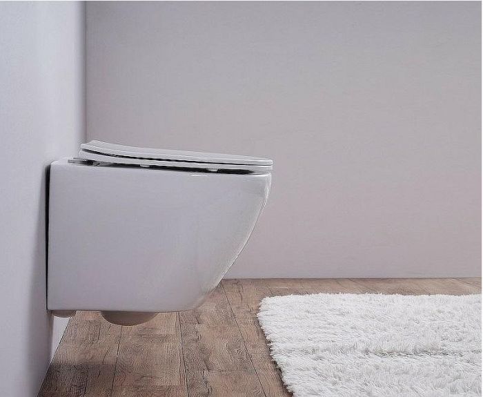 Унитаз Esbano Azalea ESUPAZALW подвесной Белый глянцевый с сиденьем Микролифт