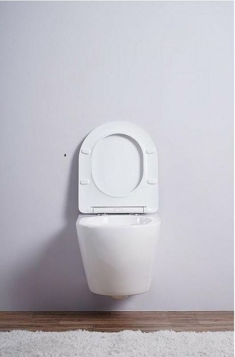 Унитаз Esbano Azalea ESUPAZALW подвесной Белый глянцевый с сиденьем Микролифт