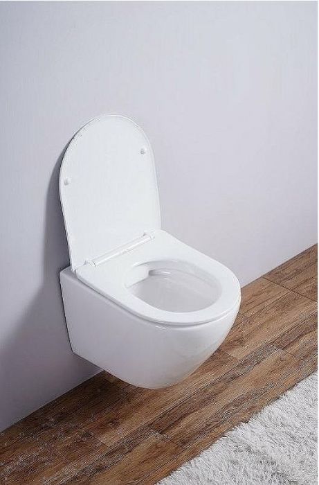 Унитаз Esbano Azalea ESUPAZALW подвесной Белый глянцевый с сиденьем Микролифт