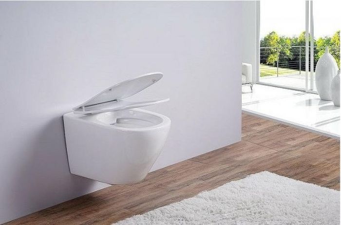 Унитаз Esbano Azalea ESUPAZALW подвесной Белый глянцевый с сиденьем Микролифт