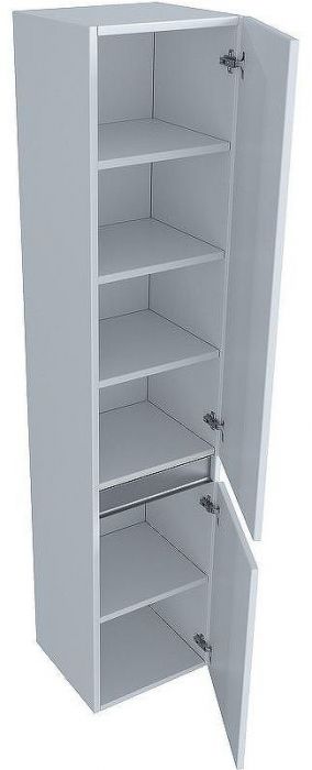 Шкаф пенал SanVit Кубэ 32 pkubew подвесной Белый глянцевый