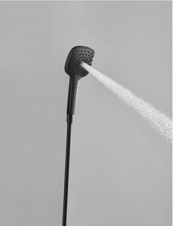 Душевая система Arrow AG3323SHMB с термостатом цвет Черный матовый