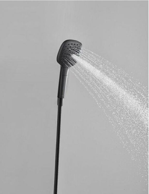 Душевая система Arrow AG3323SHMB с термостатом цвет Черный матовый