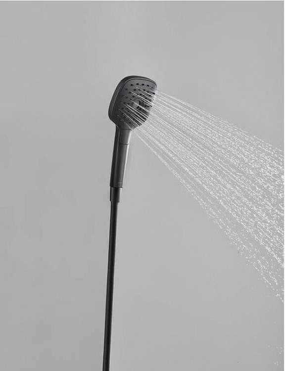 Душевая система Arrow AG3323SHMB с термостатом цвет Черный матовый