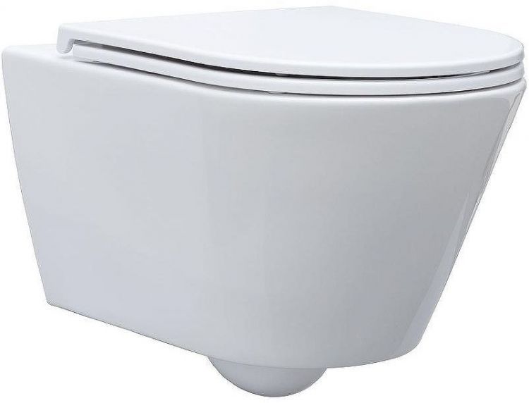 Унитаз Aquanet Lake W 316461 подвесной Белый без сиденья