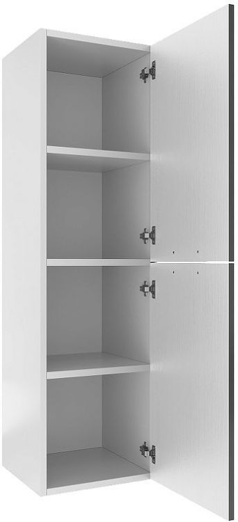 Шкаф пенал DIWO Сочи 35 00-00001336 подвесной цвет Антрацит