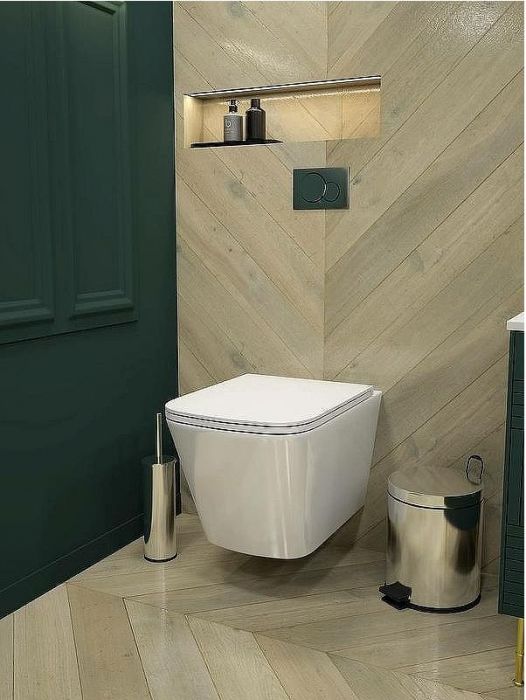 Комплект унитаза с инсталляцией Maretti Umbria UM76EA56052 с сиденьем Микролифт и Черной матовой клавишей смыва