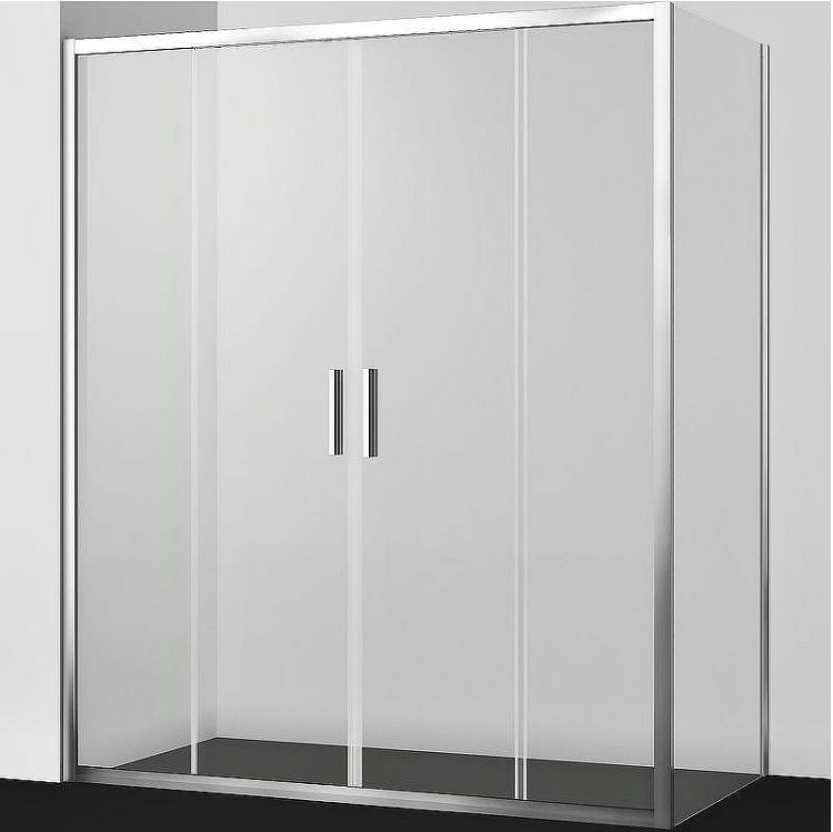 Душевой уголок WasserKRAFT Lippe 170x100 45S55 профиль Серебристый стекло прозрачное Душевой уголок WasserKRAFT Lippe 170x100 45S55 профиль Серебристый стекло прозрачное