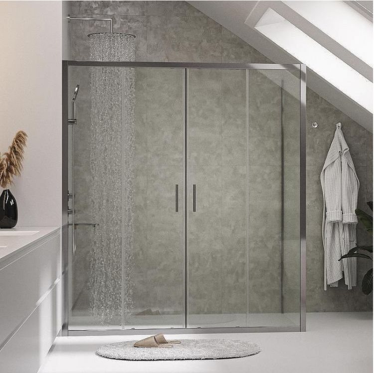 Душевой уголок WasserKRAFT Lippe 170x100 45S55 профиль Серебристый стекло прозрачное Душевой уголок WasserKRAFT Lippe 170x100 45S55 профиль Серебристый стекло прозрачное